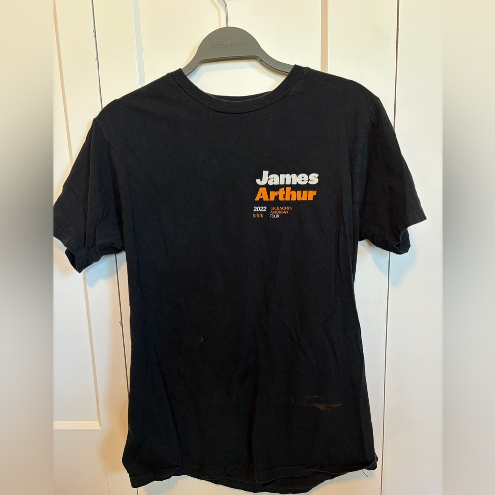 Black James Arthur Tour T-Shirt